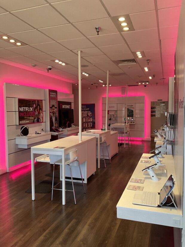 Interior photo of T-Mobile Store at S Van Dorn St & Stevenson Ave, Alexandria, VA