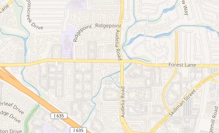 map of 9770 Forest Ln 9784 Dallas, TX 75243