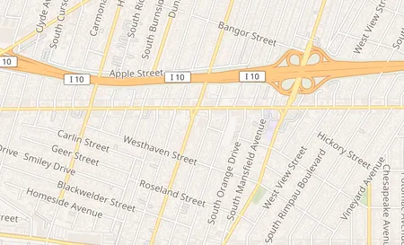 map of 5212 W. Adams Blvd Los Angeles, CA 90016