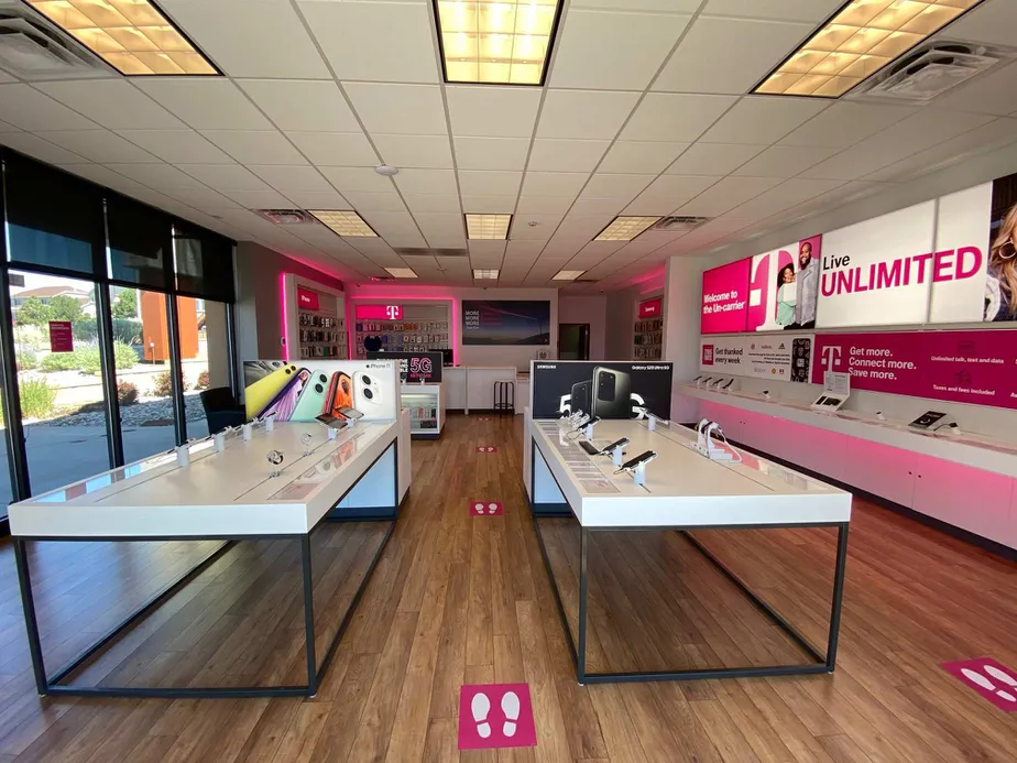 Interior photo of T-Mobile Store at Voyager Pkwy & N Gate Blvd, Colorado Springs, CO