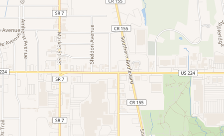 map of 104 Boardman-Poland Rd Boardman, OH 44512