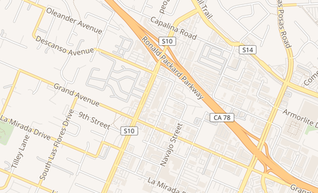 map of 129 S. Rancho Santa Fe Road San Marcos, CA 92078