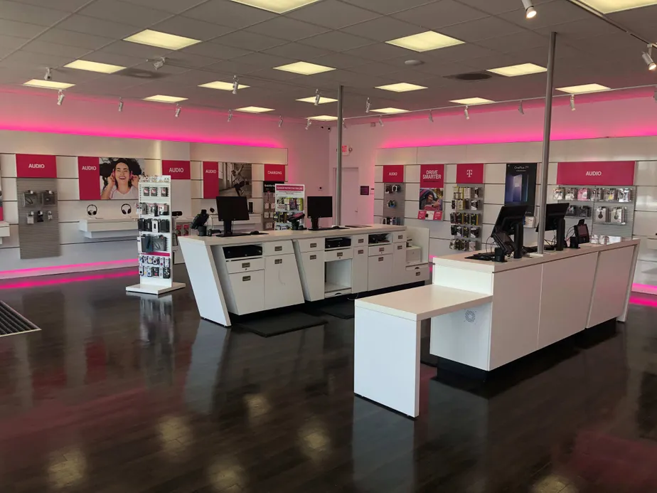 Interior photo of T-Mobile Store at N Main St & Camden Rd, Hope Mills, NC