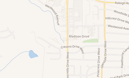 map of 2115 Forest Hills Rd Wilson, NC 27893