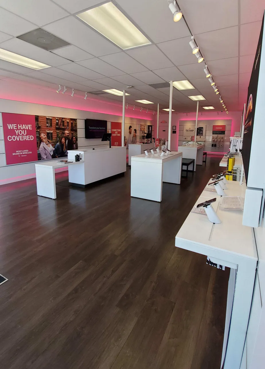 Interior photo of T-Mobile Store at Eva St & Liberty St, Montgomery, TX