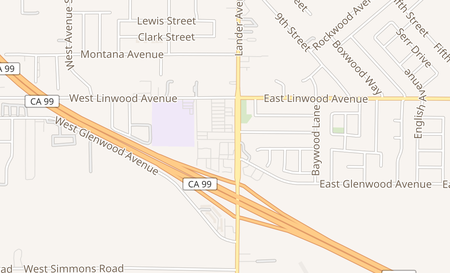 map of 1673 Lander Ave Turlock, CA 95380