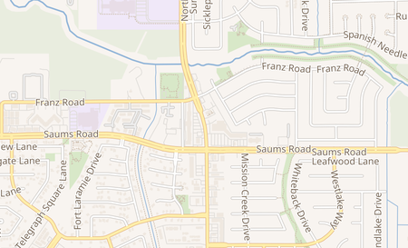 map of 2433 North Fry Rd Katy, TX 77449