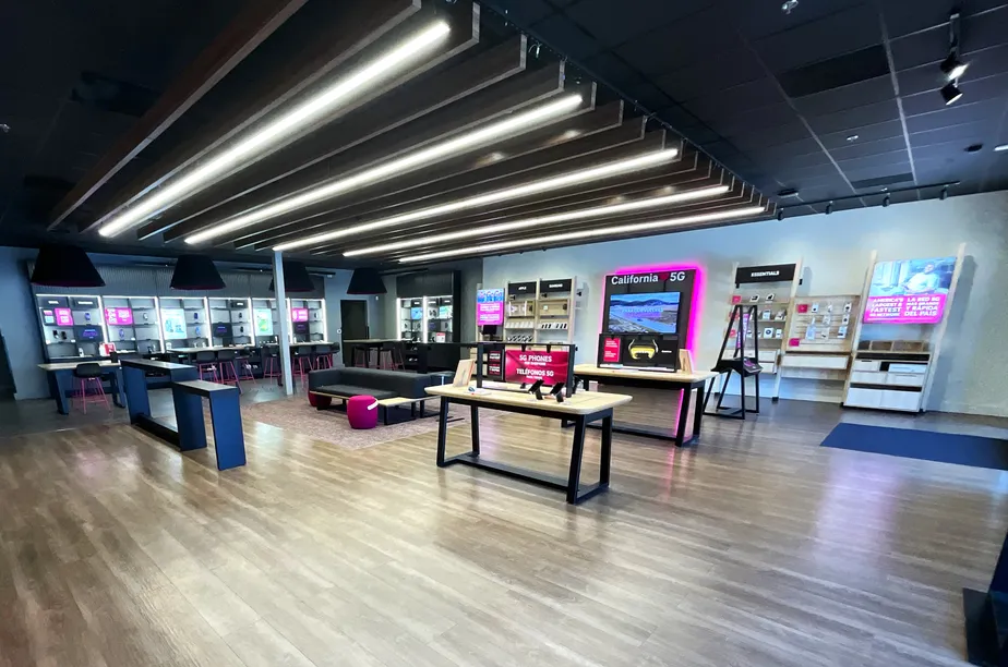 Interior photo of T-Mobile Store at March Ln - Home Depot Center, Stockton, CA