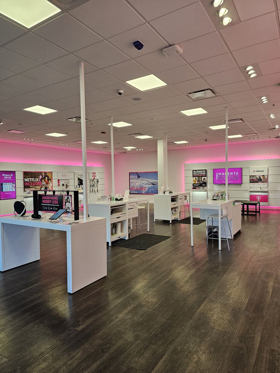 Interior photo of T-Mobile Store at N Emerson Ave & Emerson Pointe, Greenwood, IN