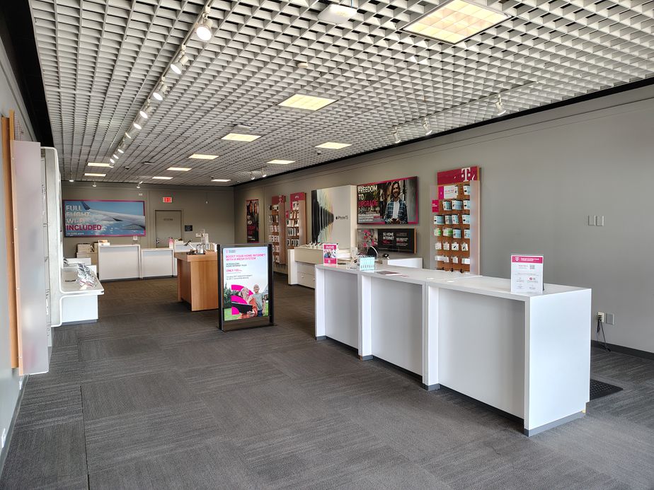 Interior photo of T-Mobile Store at North Bechtle Square, Springfield, OH