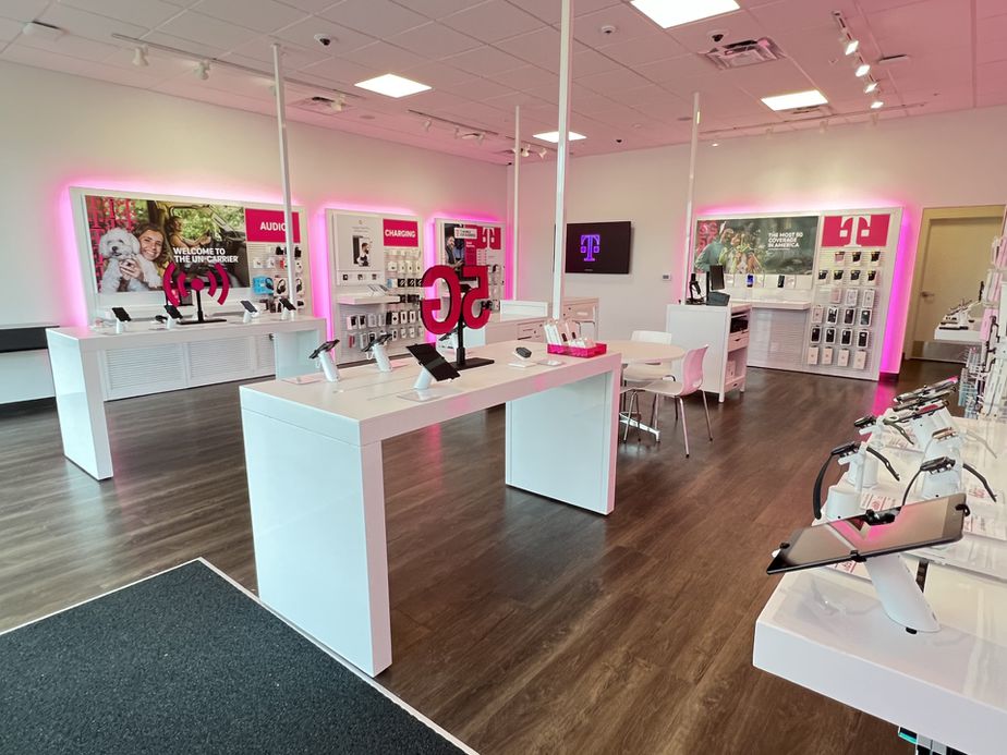 Interior photo of T-Mobile Store at Fox Run, Prince Frederick, MD