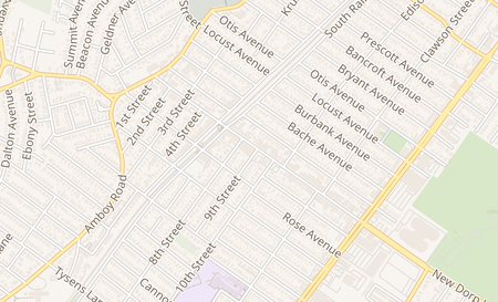 map of 172 New Dorp Lane A Staten Island, NY 10306