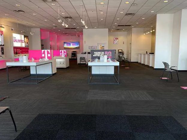Interior photo of T-Mobile Store at N Blackstone Ave & W Shaw Ave, Fresno, CA