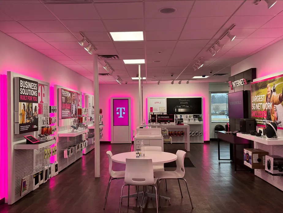 Interior photo of T-Mobile Store at Main St & S 37th St, Richmond, IN