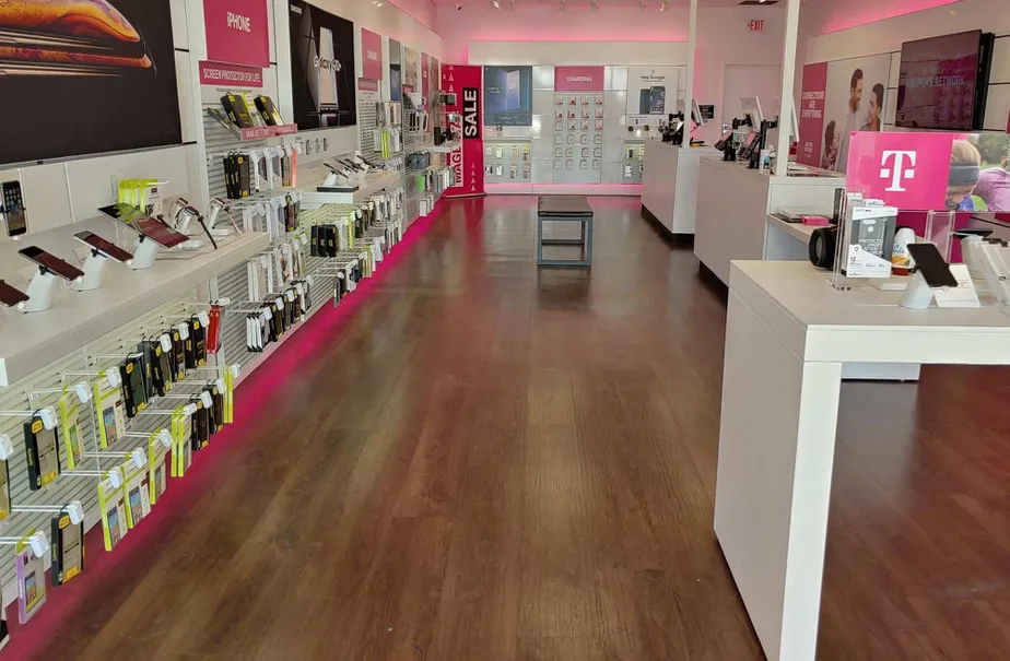 Interior photo of T-Mobile Store at Malabar Rd NE & San Filippo Dr SE, Palm Bay, FL