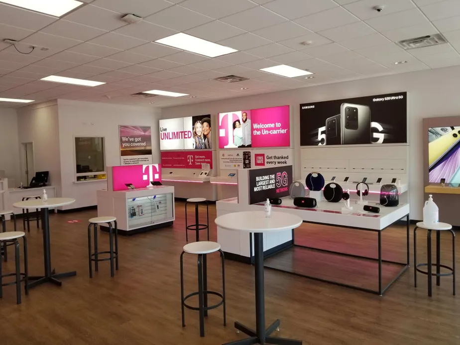 Interior photo of T-Mobile Store at Louisville Ave & Plaza Blvd, Monroe, LA