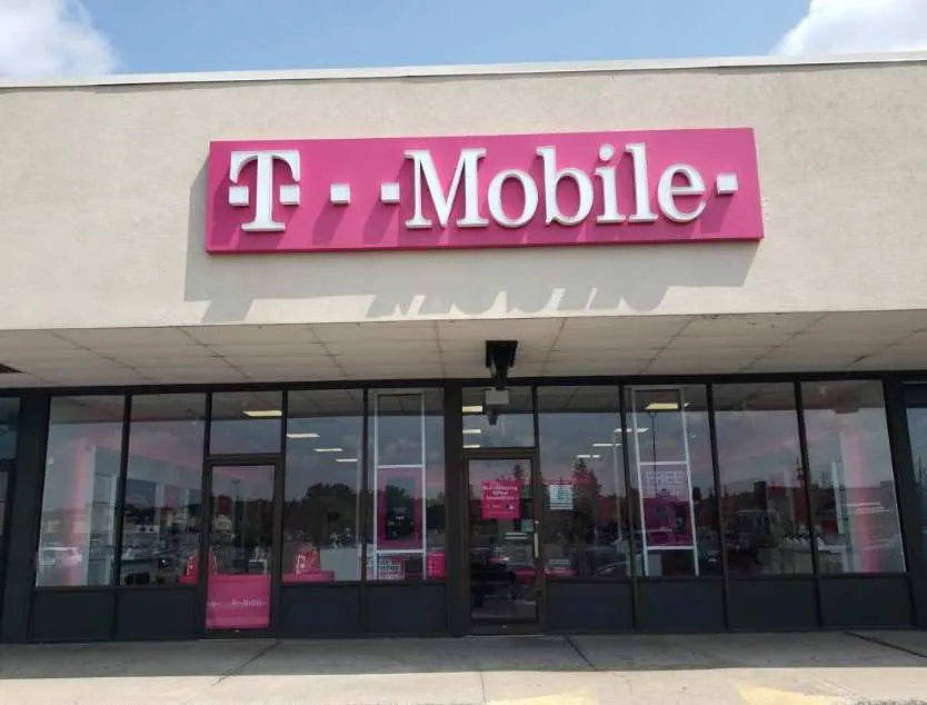 Exterior photo of T-Mobile store at Grant Ave & Mcintosh Dr, Auburn, NY