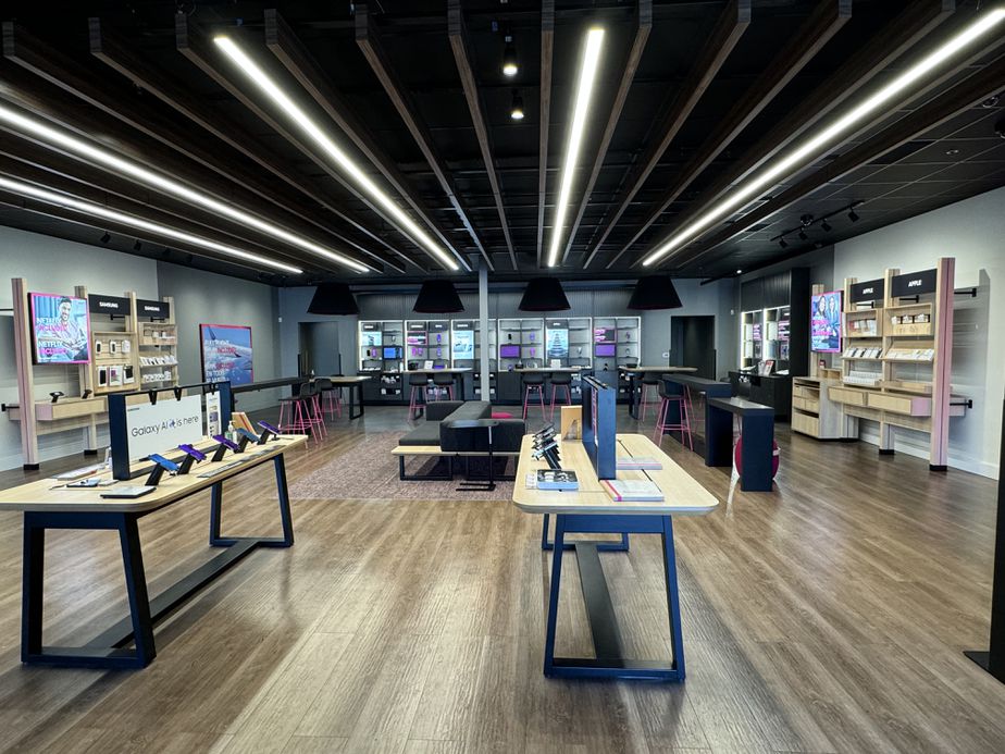 Interior photo of T-Mobile Store at March Ln - Home Depot Center, Stockton, CA