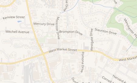 map of 4620 W Market St Ste C1 Greensboro, NC 27407