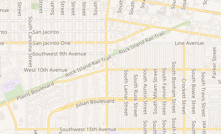 map of 2510 SW 10TH Ave Amarillo, TX 79102