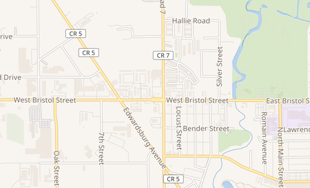 map of 716 W. Bristol St Elkhart, IN 46514