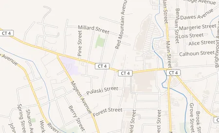 map of 246 N Elm Street Torrington, CT 06790