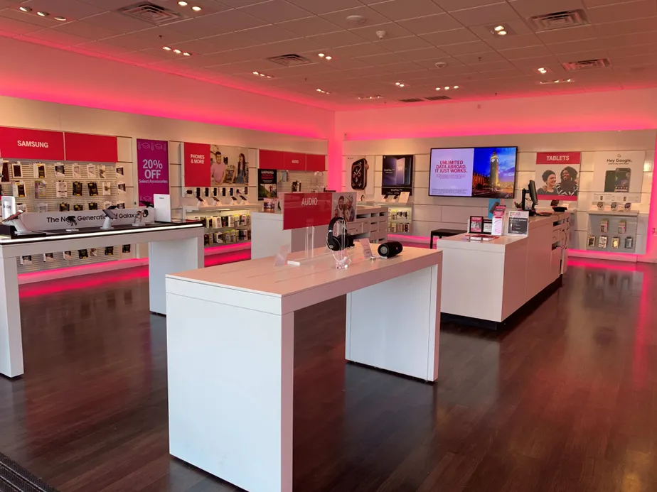 Interior photo of T-Mobile Store at S Industrial Blvd & W Euless Blvd, Euless, TX