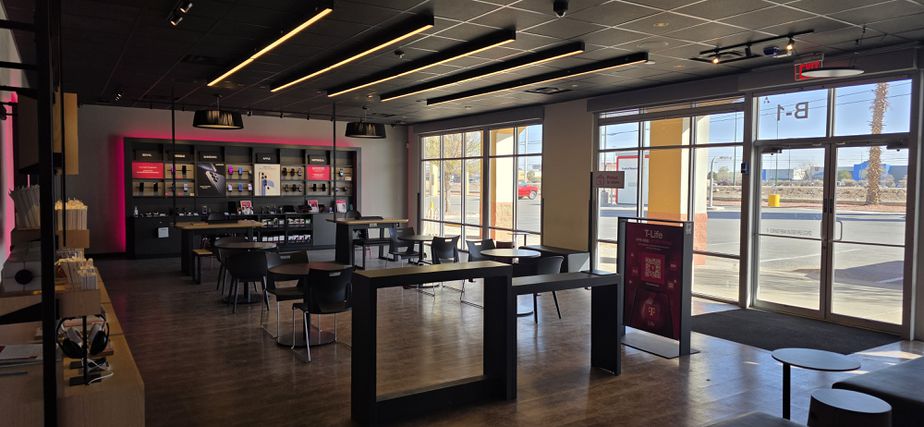Interior photo of T-Mobile Store at Loop 375 & Alameda Boulevard, El Paso, TX
