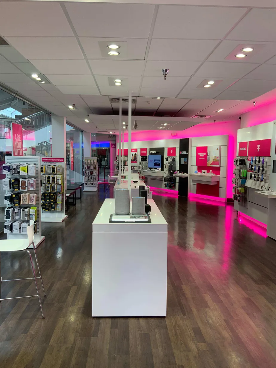 Interior photo of T-Mobile Store at Town East Mall, Mesquite, TX