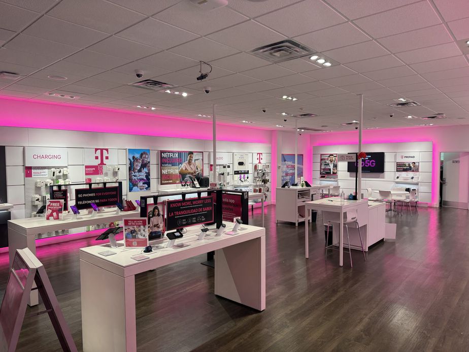 Interior photo of T-Mobile Store at Ed Carey & Bus 77, Harlingen, TX