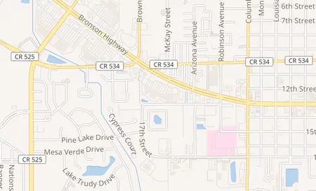map of 3425 13th St Saint Cloud, FL 34769