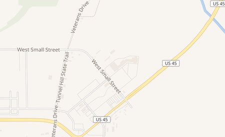 map of 701 N Commercial St Harrisburg, IL 62946