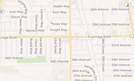 map of 5604 24th St Sacramento, CA 95822