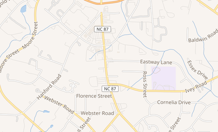 map of 904 South Main St Graham, NC 27253