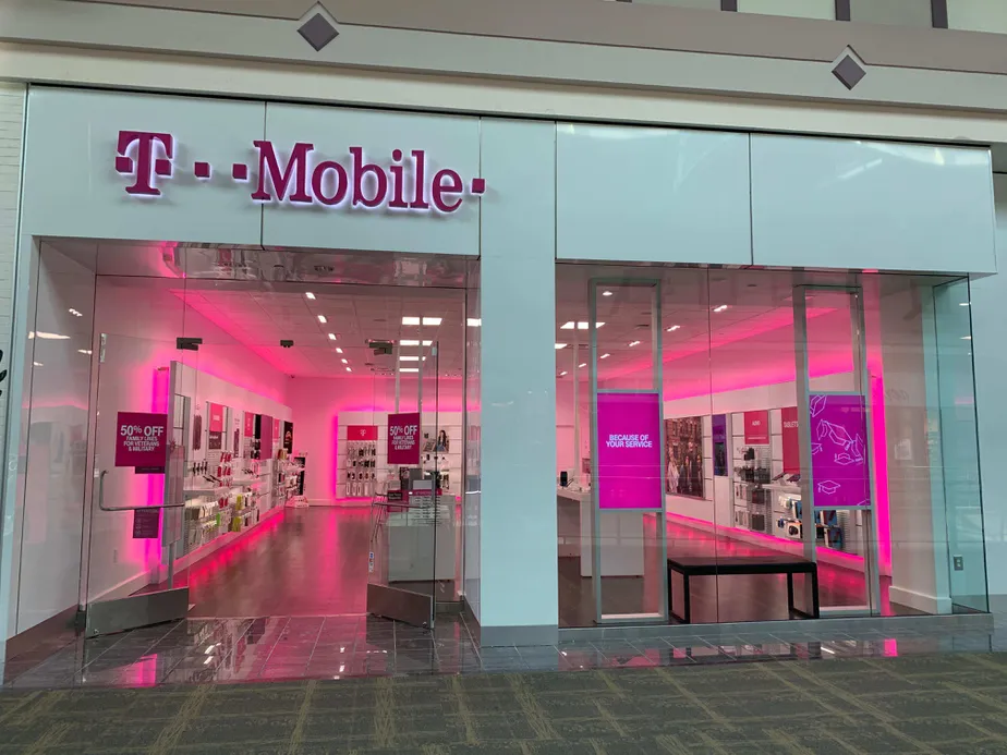 Exterior photo of T-Mobile store at Arbor Place Mall, Douglasville, GA