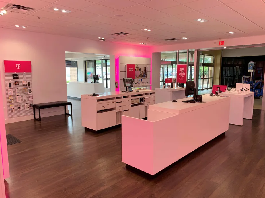Interior photo of T-Mobile Store at McCain Mall, North Little Rock, AR