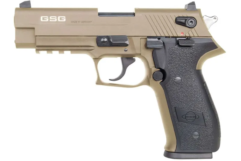 American Tactical Imports GSG Firefly Tan .22 LR Full-size Pistol GERG2210FFT - ATI
