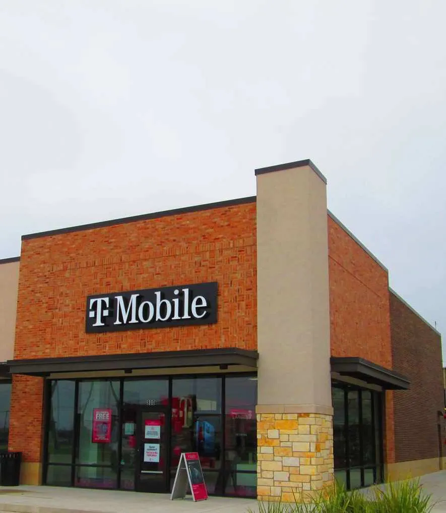 Exterior photo of T-Mobile store at Waterview Estates Trl & Rogers Lake Ln, Richmond, TX