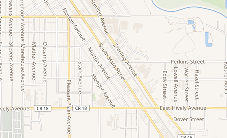 map of 2513 S Main St. Elkhart, IN 46517