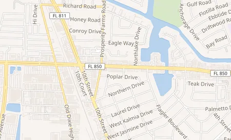 map of 918 Northlake Blvd North Palm Beach, FL 33408