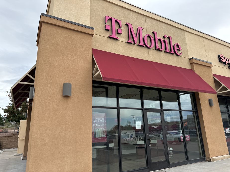 Exterior photo of T-Mobile Store at Voyager Pkwy & N Gate Blvd, Colorado Springs, CO