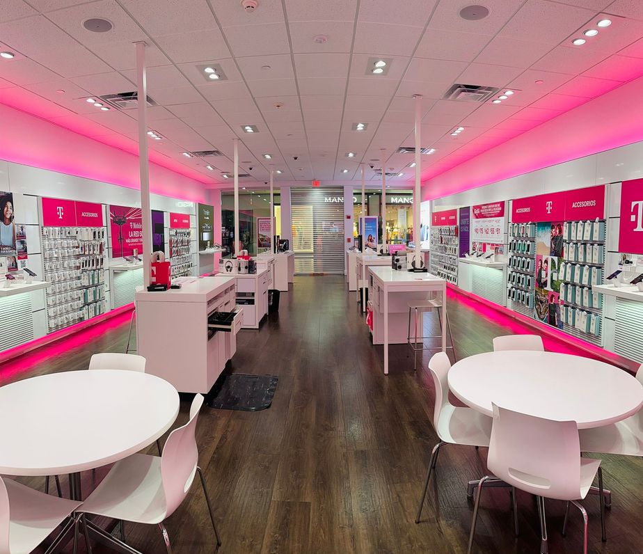 Interior photo of T-Mobile Store at Mayaguez Mall, Mayaguez, PR