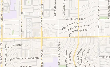 map of 6514 W. Bethany Home Road 3 Glendale, AZ 85301