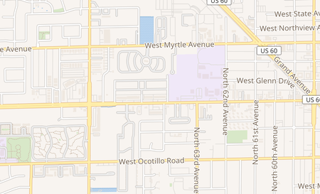 map of 6402 W. Glendale Ave. #7 Glendale, AZ 85301