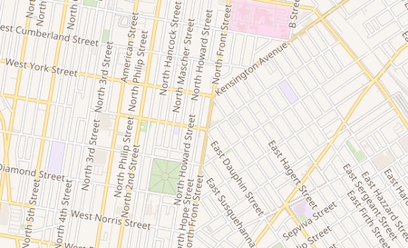 map of 2306 N Front St Philadelphia, PA 19133
