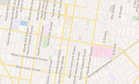 map of 190 W Lehigh Ave Philadelphia, PA 19133