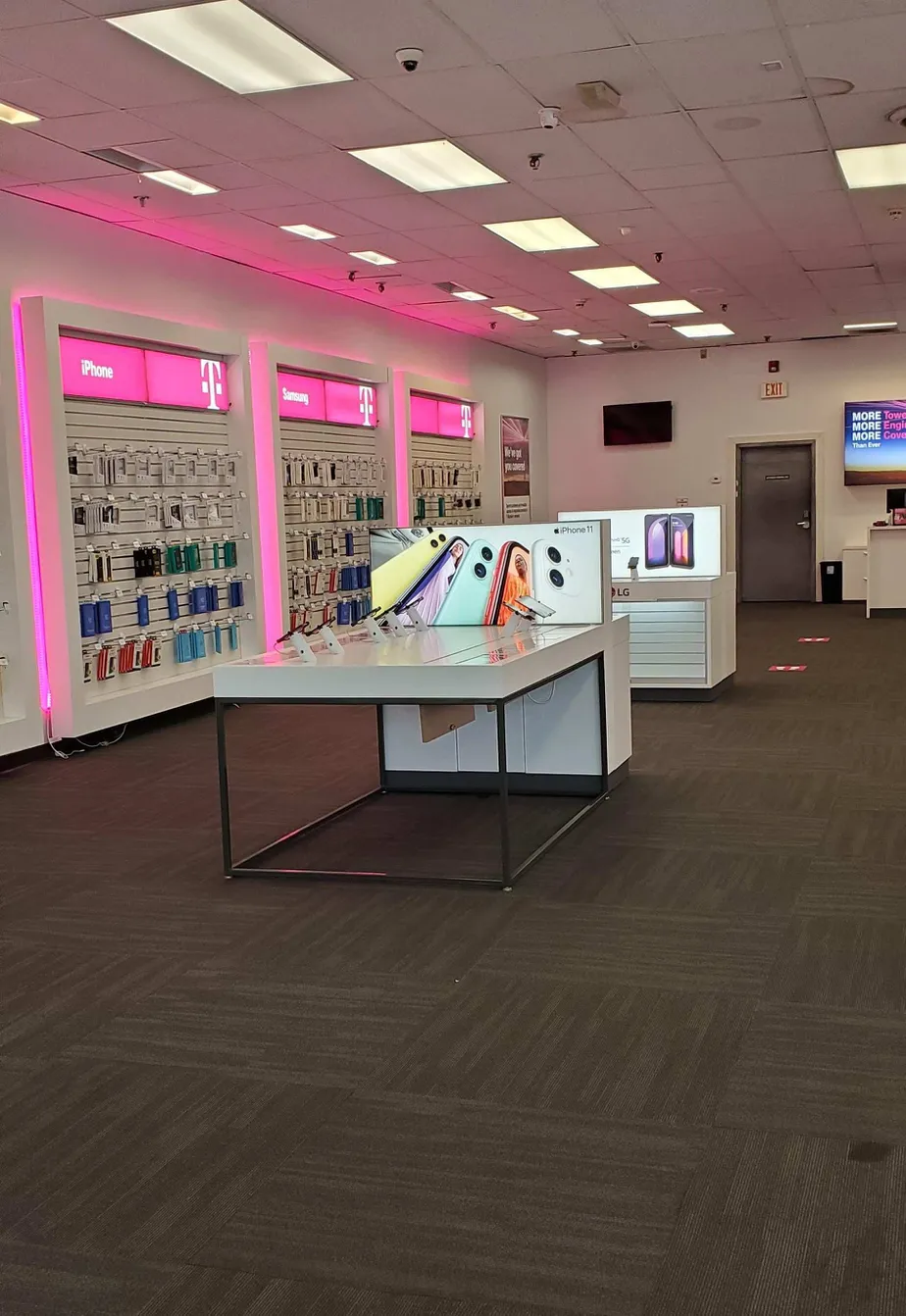 Interior photo of T-Mobile Store at Church St & Charles St, Lowell, MA