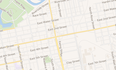 map of 3 N. Bridge St Chillicothe, OH 45601