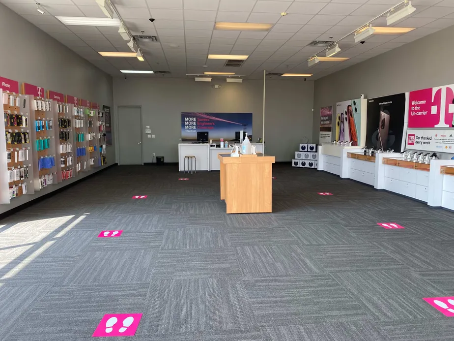 Interior photo of T-Mobile Store at W Villa Maria Rd & Hidden Hollow Cir, Bryan, TX