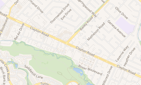 map of 4701 Clayton Road Concord, CA 94521